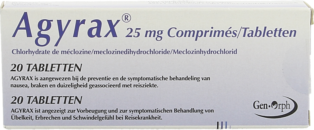 Agyrax 25mg Comp 20 3
