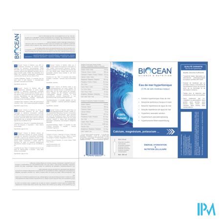 Biocean Hypertonic Quinton Amp 30x10ml 3
