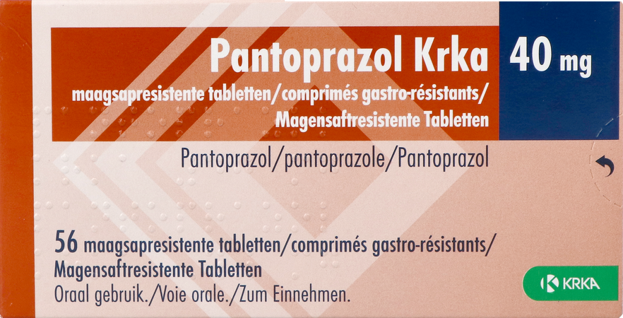 Pantoprazol Krka 40mg Maagsapres. Tabl 56 1