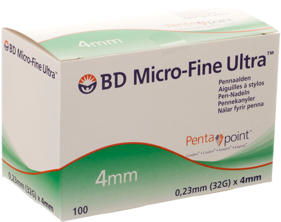 Bd Microfine Ultra Pennaald 4mm 32g Easyflow 100 3