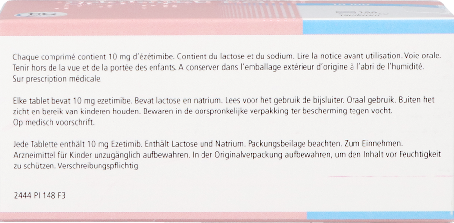 Ezetimibe Eg 10mg Orifarm Tabl 100 5