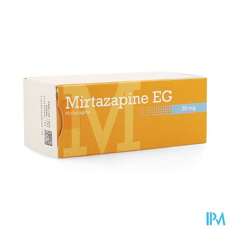 Mirtazapine EG 30Mg Comp Pell 100X30 Mg