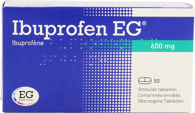 Ibuprofen EG 600 Mg Filmomh Tabl  50 X 600 Mg 1
