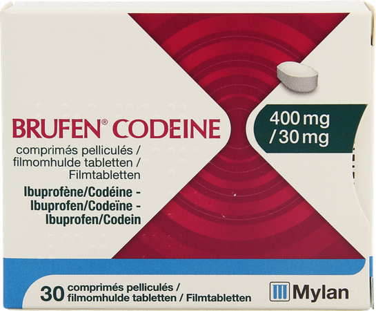 Brufen Codeine 400mg/30mg Filmomh Tabl 30 1