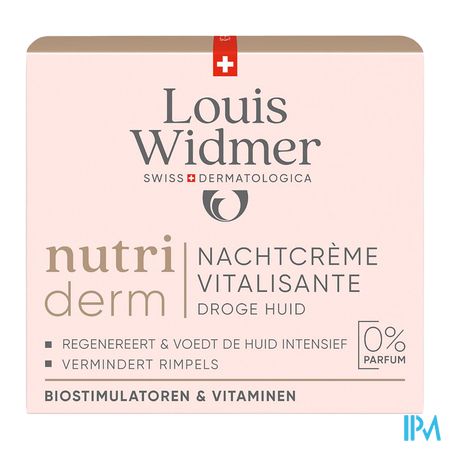 Widmer Nutriderm Nachtcrème Vitalisante Zonder Parfum 50ml 1