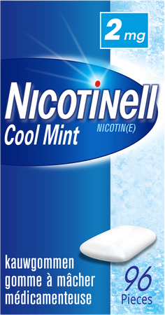 Nicotinell Cool Mint 2mg Kauwgom 96 2