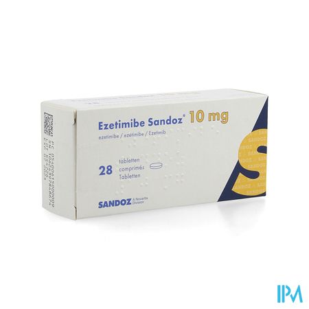 Ezetimibe Sandoz 10mg Comp 28 X 10mg