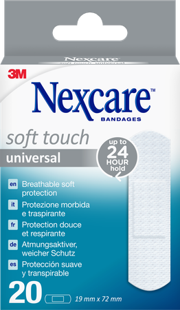 Nexcare 3m Soft Touch Universal 19mmx72mm Strips20 2