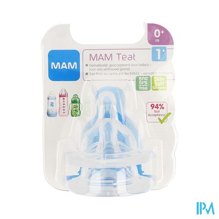 Mam Tetine Silicone Newborn Teat Size 1