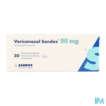 Voriconazol Sandoz 50mg Comp Pell 30 X 50mg 1