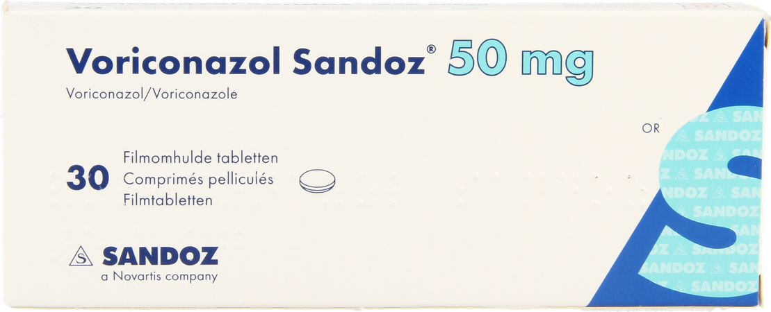 Voriconazol Sandoz 50mg Filmomh Tabl 30 X 50mg 1