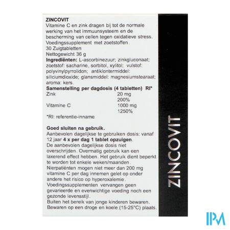 Zincovit Zuigtabl 30 2