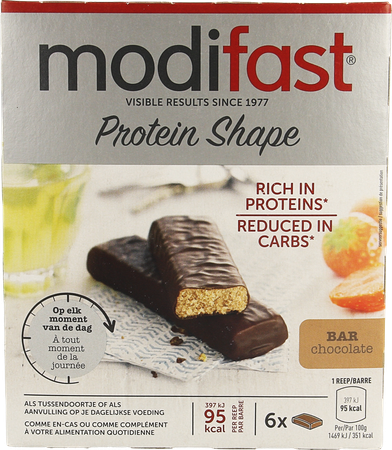 Modifast Protiplus Barre Chocolat Noir-chocola162g 3