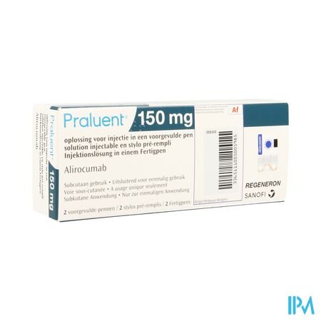 Praluent 150mg Opl Inj Voorgev.pen 2 X 150mg