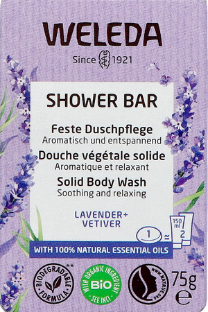 Weleda Shower Bar Lavande + Vetiver 75g 1