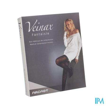 Veinax Collant Petit Losange 2 Long Noir Taille 4