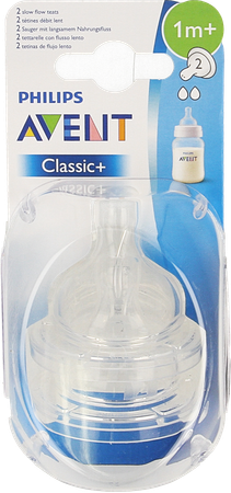Philips Avent Zuigspeen Slow 2gaten 2 SCF632/27 2