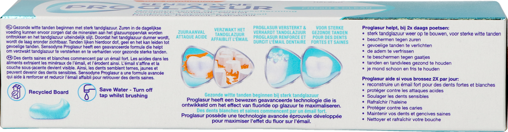 Sensodyne Proglasur Fresh & Clean Tube 75ml 5
