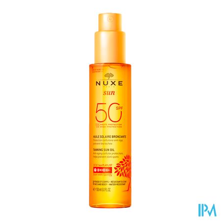 Nuxe Sun Huile Bronz. Ip50 Visage&corps150ml 3