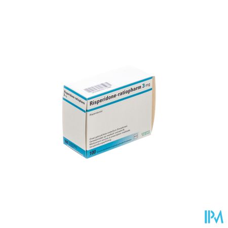 Risperidone Teva 3mg Comp 100