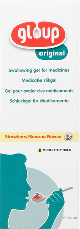 Gloup Original Strawberry Banana Tube 150ml 3
