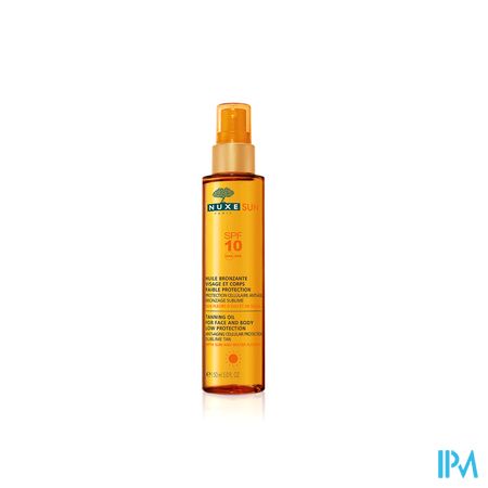 Nuxe Sun Bruiningsolie Gelaat-lich.ip10 P.fl 150ml 1