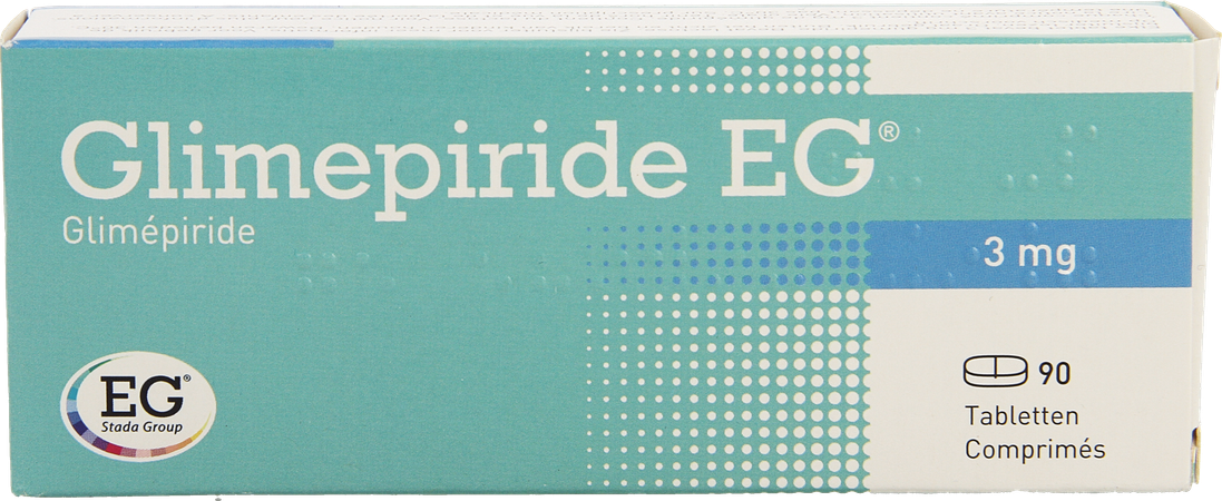 Glimepiride EG 3Mg Tabl 90 1