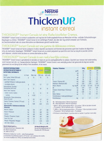 Thickenup Instant Cereal Appel Hazelnoot Pdr 450g 5