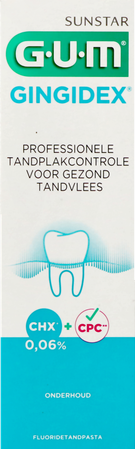 Gum Tandpasta Gingidex 0,06% Chloorhexidin.75ml Nf 4