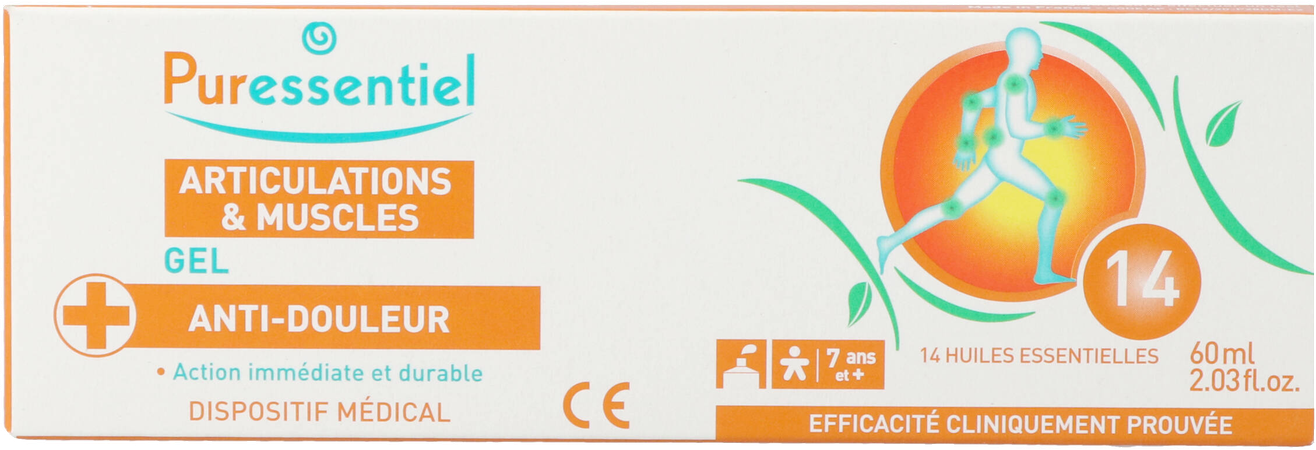 Puressentiel Gewrichten Gel 60ml -2€ 3