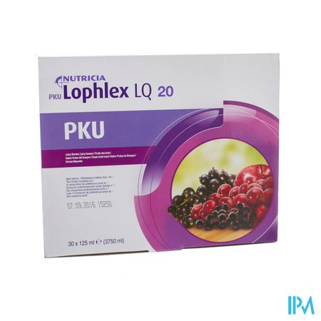 Pku Lophlex Lq 20 Juicy Bosvruchten 30x125ml