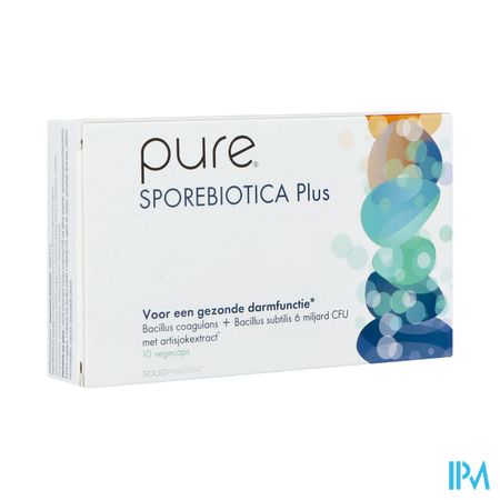 Pure Sporebiotica+ V-caps 10 Is Vervangt 4615654
