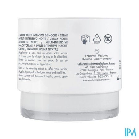 Avene Hyaluron Activ B3 Multi-intens. Nachtcr 40ml