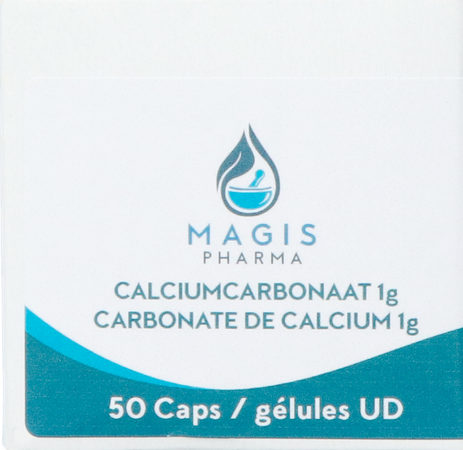Calcium Carbonaat 1g Comp 50 Magis 1