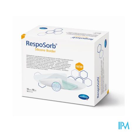 Resposorb Silicone Border 10x10cm 10 4130010