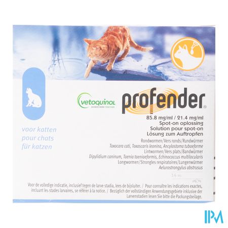 Profender Spot-on Oplossing Kat Fl 14ml