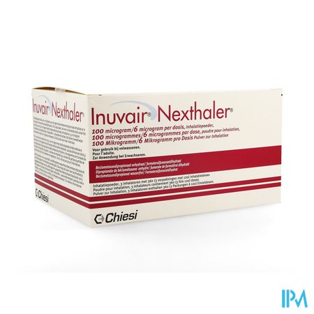 Inuvair 100/6mcg Nexthaler Doses 3x120