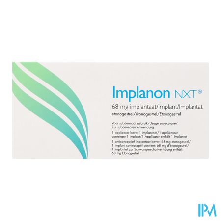 Implanon Nxt Pi Pharma Impl Subcut 68mg Pip 3
