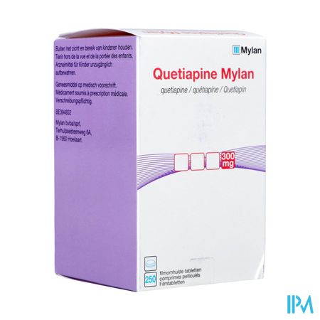 Quetiapine Mylan 300mg Filmomh Tabl 250 Fl Hdpe