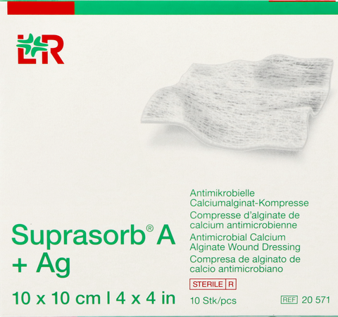 Suprasorb A+ag Kp Alg. Calc10x10cm 10 20571 149266 4
