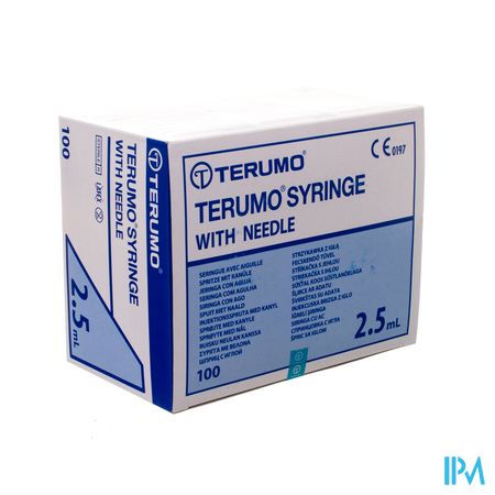 Terumo Spuit 2,5ml Met Naald 23g 1 100