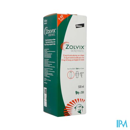 Zolvix 25mg/ml Orale Opl Voor Schapen 500ml