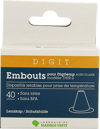 Marque V Digitemp Oortherm. Wegwerplensfilter 40 2