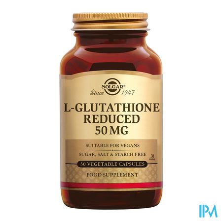 Solgar l-gluthatione Reduced 50mg V-caps 30 1