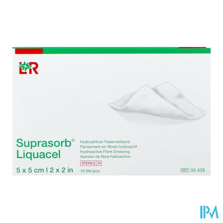 Suprasorb Liquacel Verband 5x 5cm 10 33435-180020 2