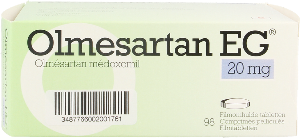 Olmesartan EG 20Mg Comp Pell  98 X 20Mg 3