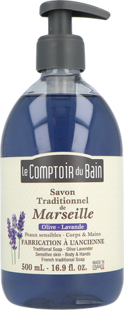 Lcb Zeep Trad.marseille Olijf-lavendel 500ml 2