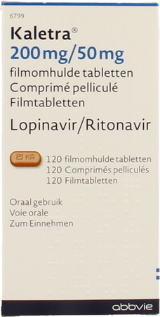 Kaletra 200mg/50mg Filmomh Tabl 120 3