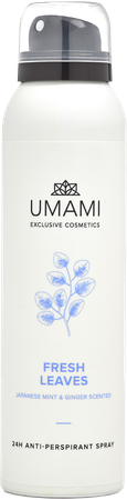 Umami Fresh Leaves Munt&gemb.a/pers.spray 24h150ml 2