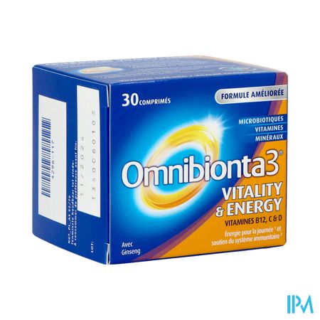 Omnibionta 3 Vitality Energy Comp 30